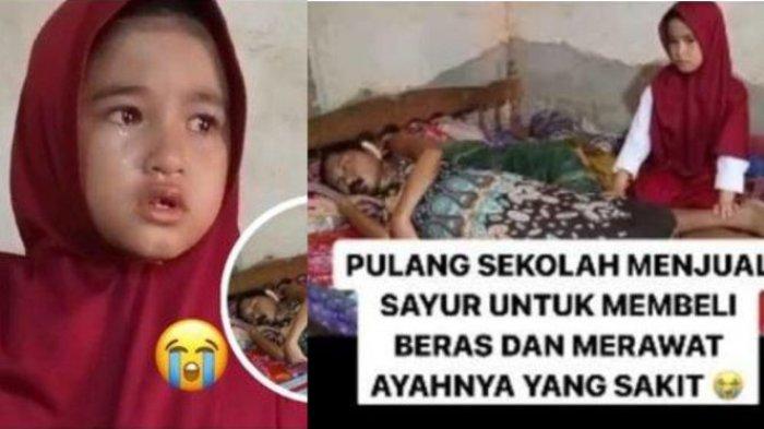 Alika si bocah SD berjualan sayur setelah pulang sekolah itu akhirnya nasibnya berubah usai viral di media sosial.