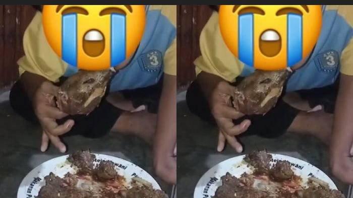 Anak berkebutuhan khusus diduga dipaksa menyantap daging hewan bertaring menyerupai musang.
