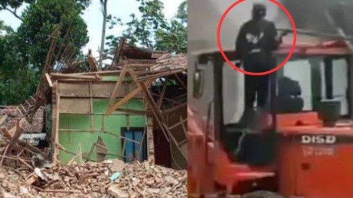 Anak tega naiki buldoser saat robohkan rumah ibunya meskipun atas keputusan bersama, tangis Sugiati tak terbendung.