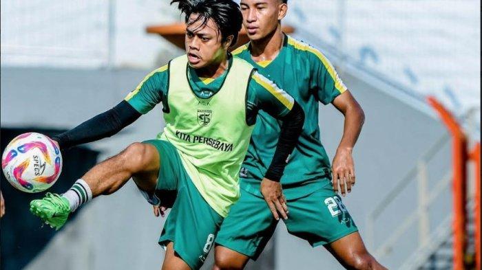Andre Oktaviansyah saat berlatih bersama tim Persebaya, belum lama ini
