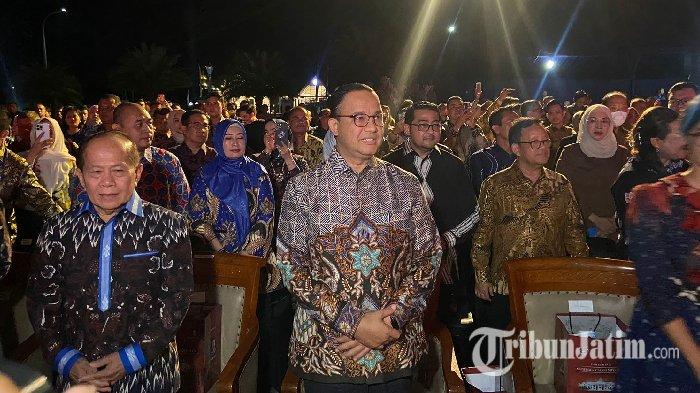 Anies Baswedan saat hadir di peresmian Museum dan Galeri SBY ANI di Pacitan