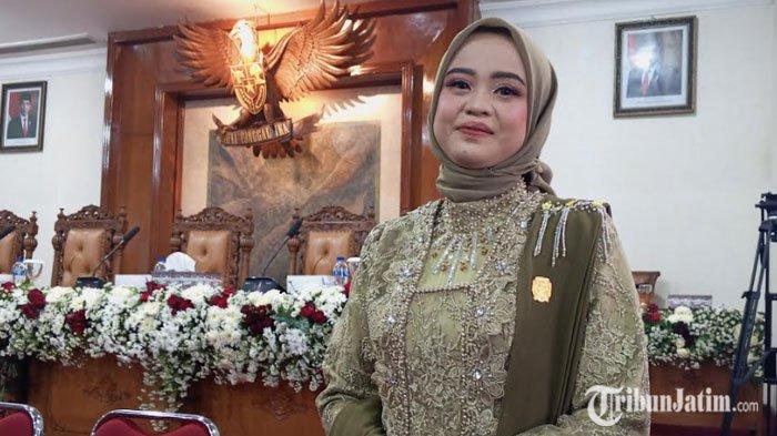 Ardhya Pramesti Regista Cahyani (22) alias Tata, anggota DPRD Tulungagung termuda