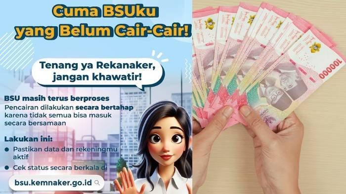 BSU 2025 - Arti Notifikasi BSU 2025 dan ilustrasi uang.