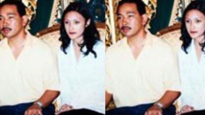 Artis cantik Tata Cahyani menikah dengan konglomerat Tommy Soeharto.