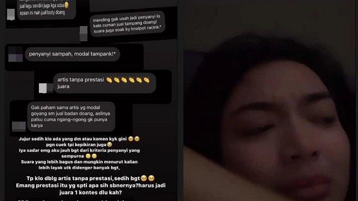 Artis cantik Wika Salim menangis sedih usai dicap sebagai artis tak punya karya dan prestasi.