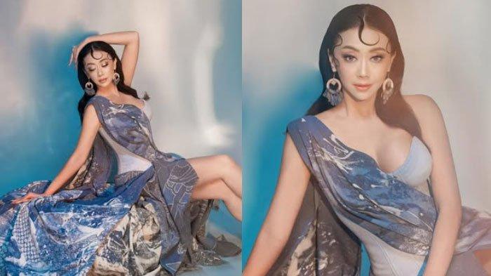 OPLAS - Aktris Asri Welas melakukan pemotretan bak Dewi Air dengan penampilannya setelah permak wajah di Korea. Penampilan Asri menjadi sorotan usai bercerai, Selasa (8/7/2025).
