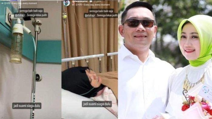 Atalia Praratya istri Ridwan Kamil mendadak dilarikan ke RS. Ternyata positif covid.
