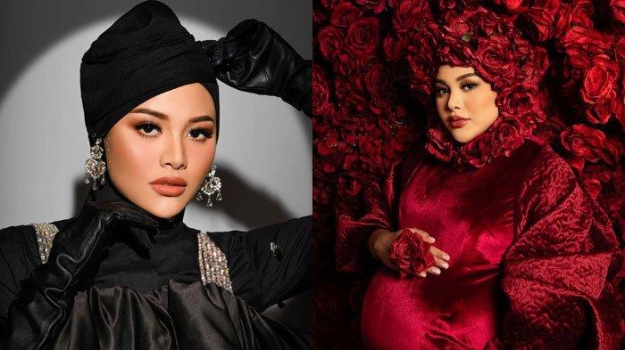 Aurel Hermansyah, istri Atta Halilintar yang menjalani maternity photoshoot