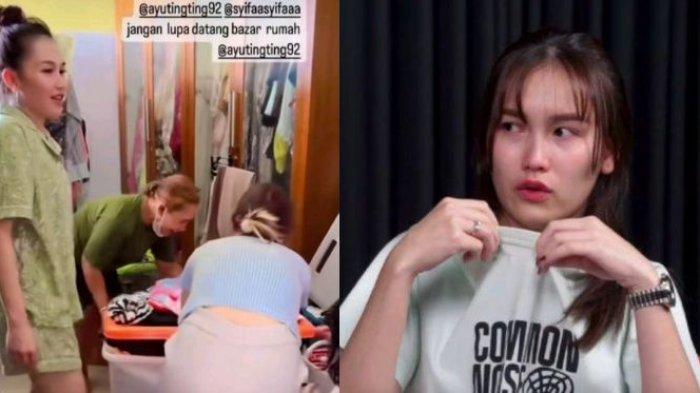 Ayu Ting Ting jadi sorotan saat menjual baju bekas di rumahnya jelang dinikahi prajurit TNI