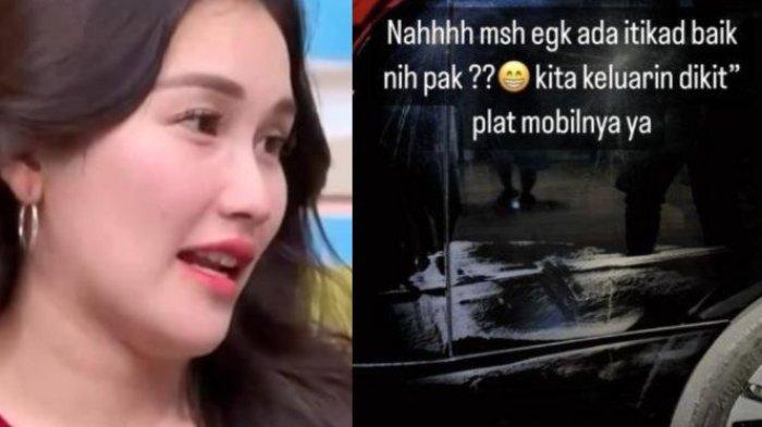 Ayu Ting Ting persoalkan pelaku serempet mobilnya karena tak ada itikad baik setelah kecelakaan terjadi di jalan tol.
