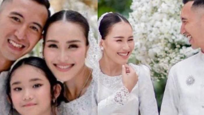 Ayu Ting Ting tersenyum bahagia dilamar Lettu M Fardhana.