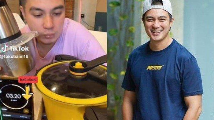 Baim Wong kini ketagihan jualan panci lewat live TikTok