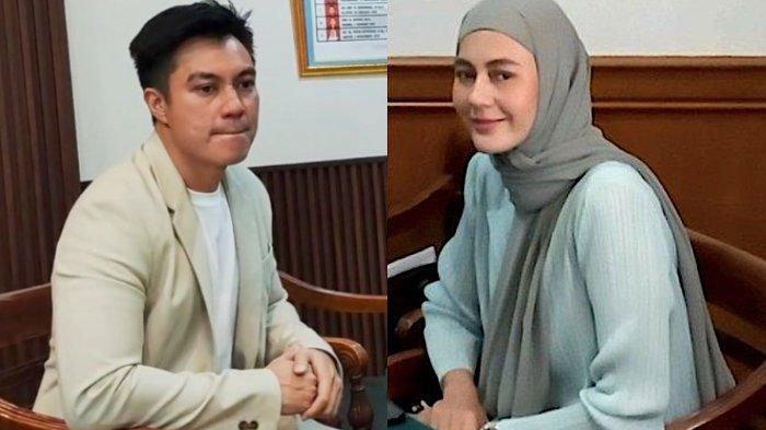 TANTANG SUMPAH ALQURAN - Kolase foto Baim Wong dan Paula Verhoeven yang kini tengah menjalani sidang perceraian. Baim menantang Paula sumpah Alquran untuk membantah tudingan dirinya KDRT, Kamis (13/3/2025).