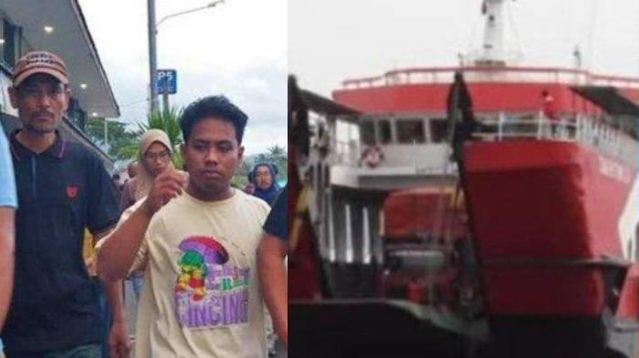 KESAKSIAN KORBAN SELAMAT - Belasan penumpang dan ABK KMP Tunu Pratama Jaya saat berhasil dievakuasi ke pesisir Pantai Pebuahan, Desa Banyubiru, Kecamatan Negara, Jembrana, Kamis 3 Juli 2025 pagi. Riko, salah satu korban selamat yang juga sebagai Anak Buah Kapal (ABK) KMP Tunu Pratama Jaya menceritakan detik-detik kapal sebelum tenggelam di Selat Bali pada Rabu (2/7/2025).