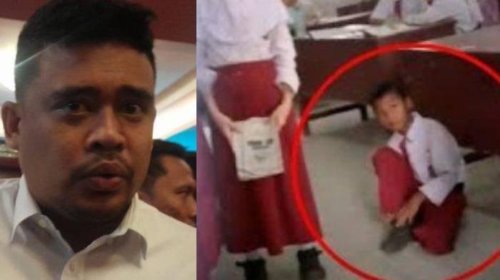 Wali Kota Medan Bobby Nasution tegur sekolah yang hukum siswa duduk di lantai.