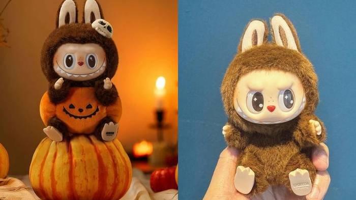 Boneka monster lucu bernama Labubu.