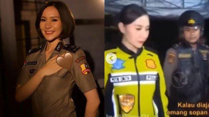 Korlantas Polri beri klarifikasi terkait video viral yang menampilkan aksi marah-marah Briptu Putri Sirty Cikita Sabunge ke orang makan.