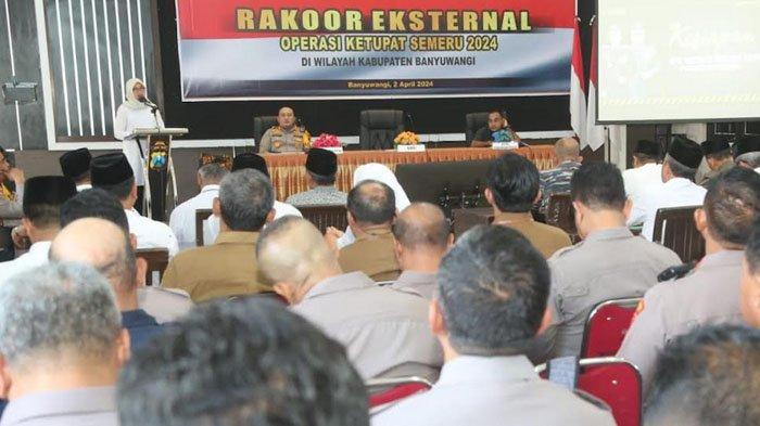 Rakor Operasi Ketupat Semeru 2024 di Banyuwangi, Bupati Ajak Ciptakan Mudik Aman dan Menyenangkan