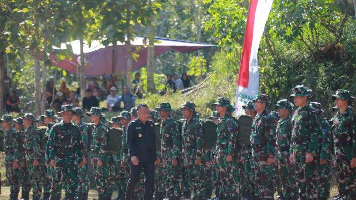 Bupati Ponorogo, Sugiri Sancoko saat membuka TMMD ke 121 di Desa Selur Kecamatan Ngrayun beberapa waktu lalu