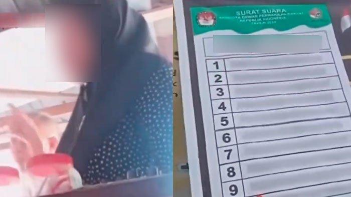 Caleg yang melabrak pemilik toko diduga tak terima balihonya dibuang karena tutupi spanduk jualan