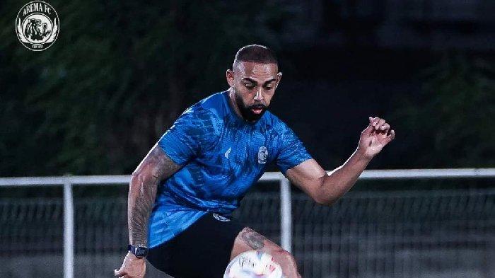 Dalberto Luan Belo saat berlatih bersama Arema FC, Rabu (17/7/2024).
