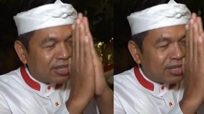 DEMUL MINTA MAAF - Tangkapan layar momen Dedi Mulyadi meminta maaf kepada Paspampres protokol istana karena naiki mobil maung Presiden Prabowo saat pelantikan presiden oleh MPR RI, Rabu (23/10/2024). Dedi Mulyadi kini meminta maaf balik kepada pihak SMAN 6 Depok karena merasa kebijakannya soal study tour banyak membuat orang marah.
