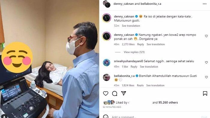 Denny Caknan girang kabarkan Bella Bonita hamil.
