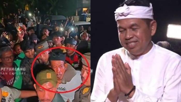 GUBERNUR JABAR DEDI MULYADI DISIRAM - Detik-detik Dedi Mulyadi disiram di Bekasi. Pelakunya membawa jimat.