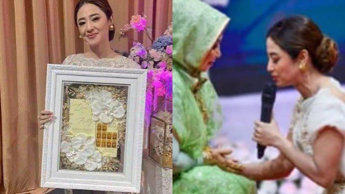 Dewi Perssik dilamar Rully pakai emas senilai Rp1,1 M