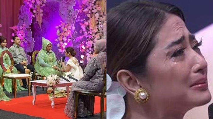 Dewi Perssik menangis dilamar Rully secara online. Ia berharap pernikahannya terakhir kali.