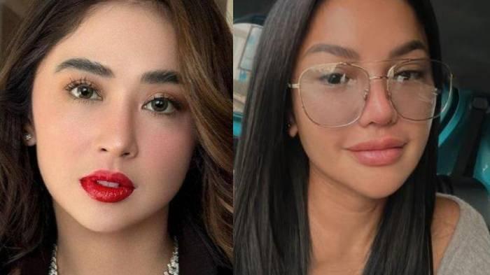 Dewi Perssik yang kecantikannya dibandingkan dengan Nikita Mirzani.