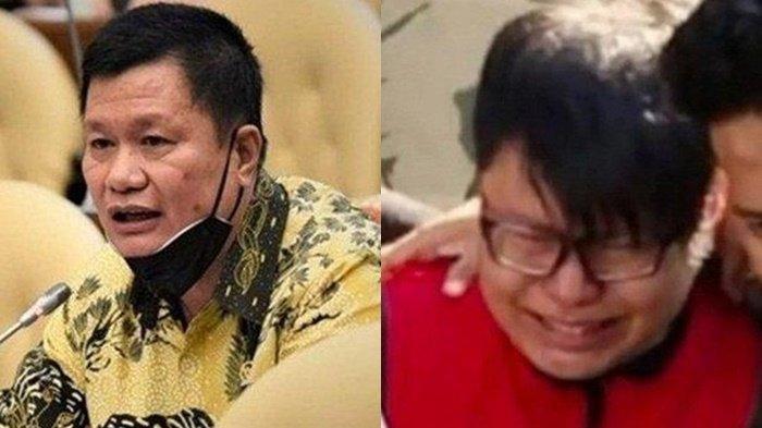 Edward Tannur (kiri), ayah GRT kini buka suara mengenai kasus anaknya yang aniaya pacar hingga tewas.