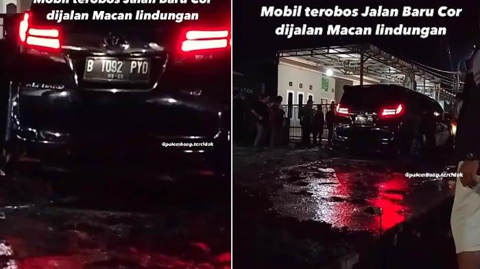 Efek Fatal Pengemudi Alphard Terobos Jalan Dicor, Pantas Dimintai Ganti Rp 8 Juta, Polisi Bertindak