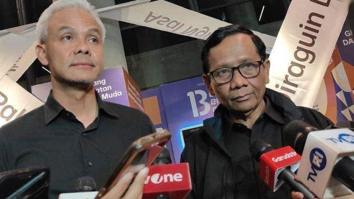 Elektabilitas Ganjar Pranowo dan Mahfud MD turun di sejumlah lembaga survei, PDIP: MK saja diintervensi