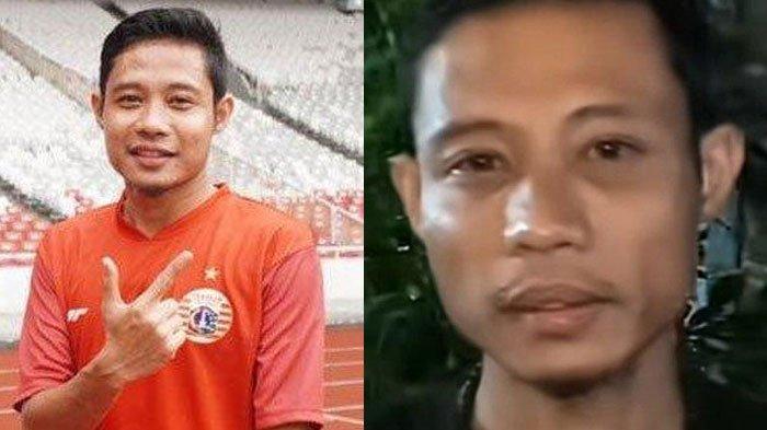 KONDISI EVAN DIMAS - Kondisi Evan Dimas dulu dan sekarang (foto kiri-kanan) jadi sorotan. Eks Kapten Timnas Indonesia U-19 terlihat lebih kurus.