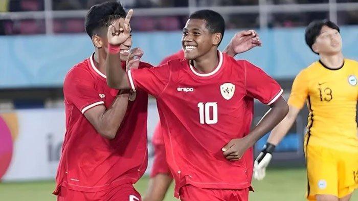 Fadly Alberto Hengga saat tampil bersama Timnas Indonesia U-16, 2024.