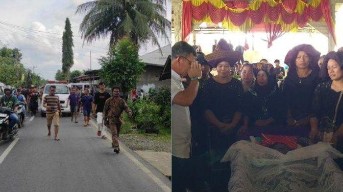 Puluhan oknum TNI menyerang warga di Deliserdang, Sumatera Utara.