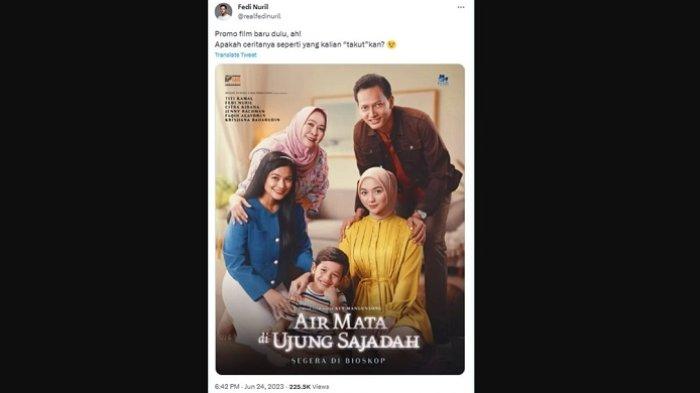 Fedi Nuril membagikan poster film 