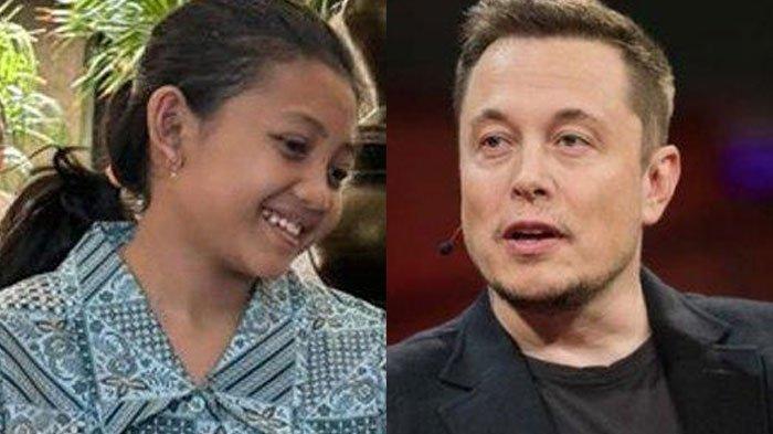 Felicia, siswi SD asal Banyuwangi yang bikin kagum Elon Musk. Berhasil jawab soal matematika dari CEO SpaceX dan Tesla Inc.