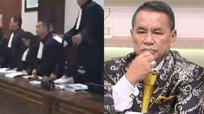 PENGACARA NAIK MEJA  - Hotman Paris surati Mahkamah Agung (MA) soal aksi tim pengacara Razman Nasution, Firdaus Oiwobo naik meja sidang di Pengadilan Negeri Jakarta Utara, Kamis (6/2/2025). Dinilai menghina pengadilan.