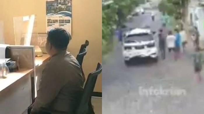 Proses pemeriksaan pengemudi Fortuner tabrak balita di Sidoarjo, Senin (27/5/2024).