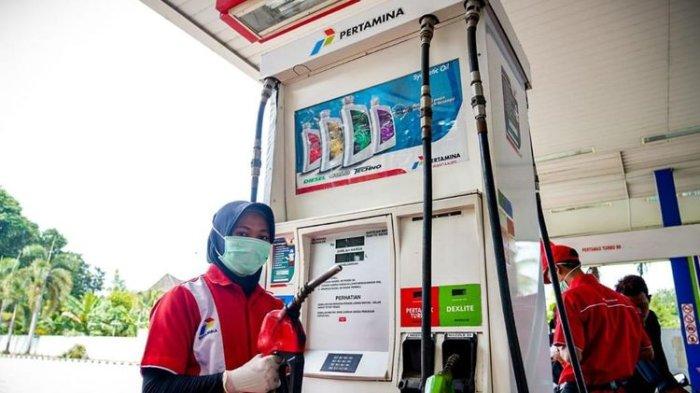 Ilustrasi SPBU Pertamina.