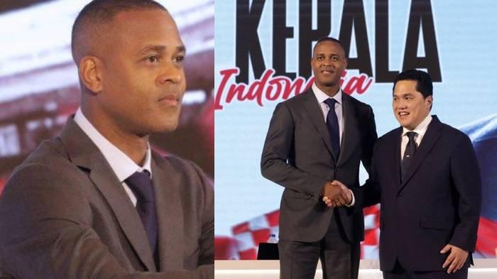 Pelatih Kepala Timnas Indonesia Patrick Kluivert memberikan keterangan saat konferensi press di Jakarta, Minggu, (12/1/2025).