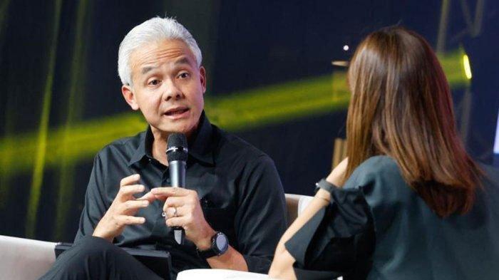 Ganjar Pranowo saat diwawancarai Najwa Shihab.