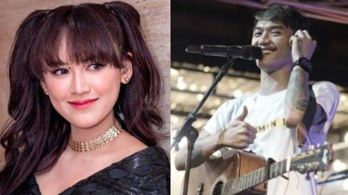 Gilga Sahid (kiri) musisi asal Madiun, Jawa Timur yang diduga pacar baru Happy Asmara.