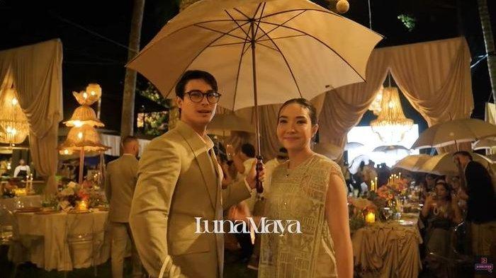 ISU PACARAN - Gisella Anastasia bersama Cinta Brian hadir di pernikahan Luna Maya dan Maxime Bouttier, Rabu (7/5/2025). Keduanya diisukan berpacaran.