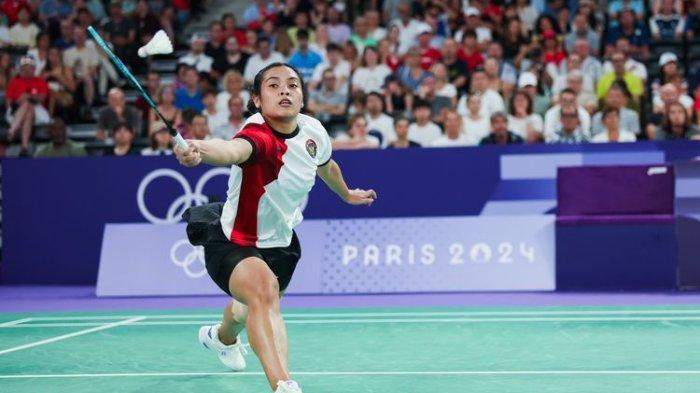 Gregoria Mariska Tunjung memastikan tiket ke babak 16 besar Olimpiade 2024 seusai mengalahkan Tereza Svabikova (Ceko) dalam matchday terakhir Grup G Olimpiade 2024 pada Rabu (31/7/2024).