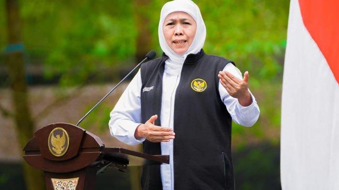 Gubernur Jawa Timur, Khofifah Indar Parawansa menyatakan rasa bangga atas penghargaan yang diraih oleh Pemprov Jatim lewat Dinas Kebudayaan dan Pariwisata Provinsi Jatim yang menjadi komandan percepatan pemulihan ekonomi sektor wisata di Jawa Timur, Sabtu (17/6/2023).
