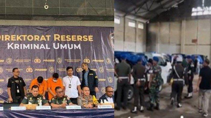 Gudang TNI AD yang menjadi tempat penyimpanan kendaraan bodong, nantinya akan dijual ke Timor Leste