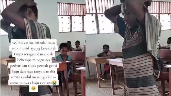 Guru Delvi Nangis Muridnya Tak Ganti Seragam Seminggu, Cuma Pakai Baju Sobek: Saya Banyak Belajar